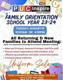 Flyer for School